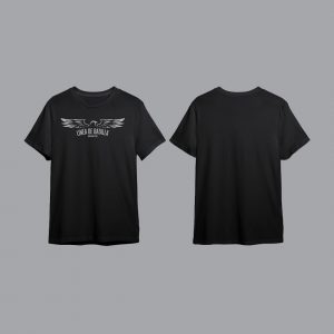 Playera Linea de Batalla (Negra)