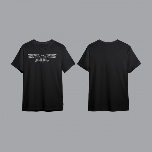 Playera Linea de Batalla (Negra)