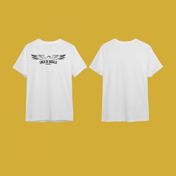 Playera Linea de Batalla (Blanca)