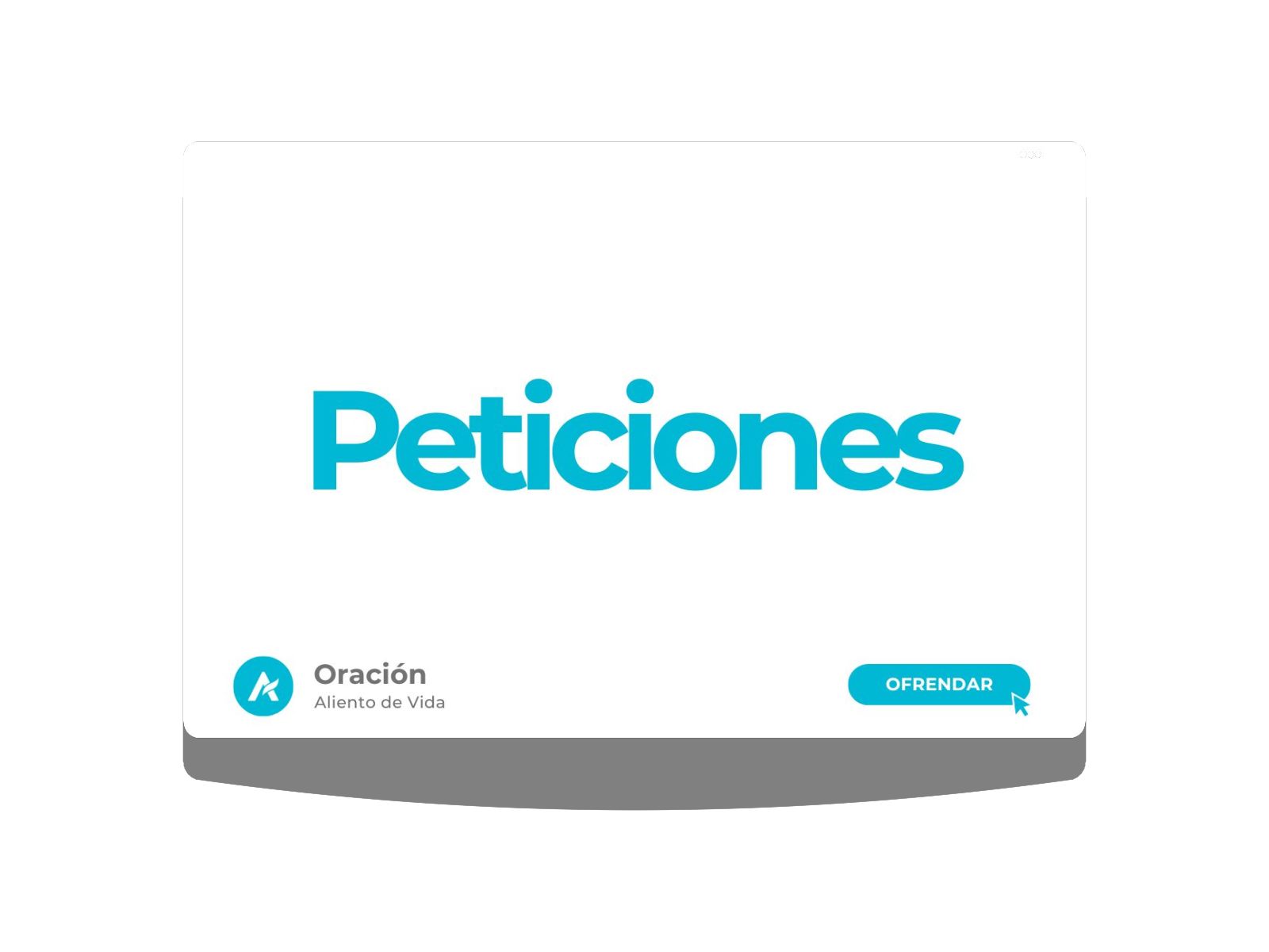oración aliento de vida mérida peticiones